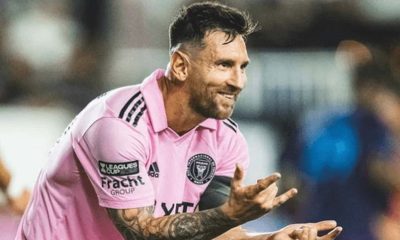 Lionel Messi na partida entre Inter Miami e Charlotte FC