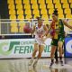 Sesi Araquara no duelo com o Sampaio Basquete pela Liga de Basquete Feminino